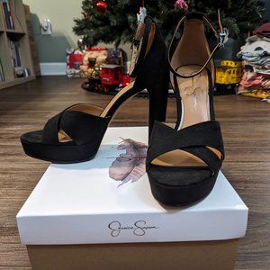 Jessica Simpson Black Heels